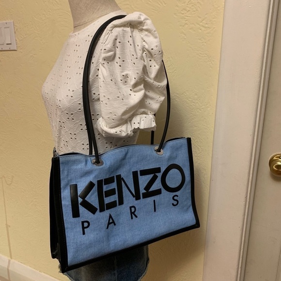 Kenzo Blue and Black Shoulder Bag - Picture 16 of 16